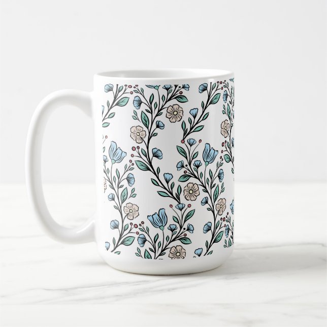 Rococo pattern kaffemugg (Vänster)