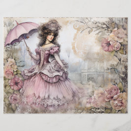 Rococo Princess Scrapbook Papper