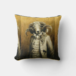 Rococo Ram Throw Cushion Kudde