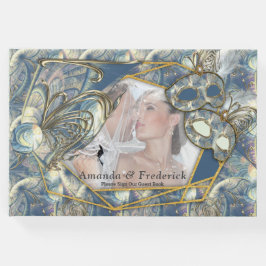 Rococo Rik Mönster-design med masker Gästböcker