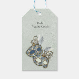 Rococo Rik Mönster-design med masker Presentetikett