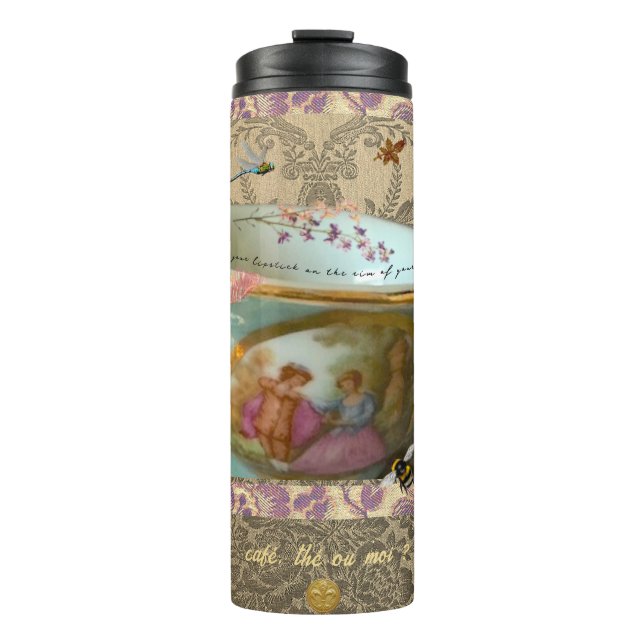 Rococo Romantic Gift Thermal Tumbler (Framsida)