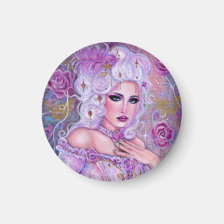 Rococo valentine fantasikonst av Renee Lavoie Magnet