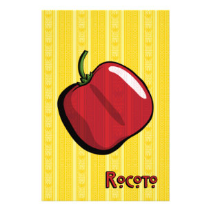 Rocoto Chili Pepper Art-utskrift Fototryck