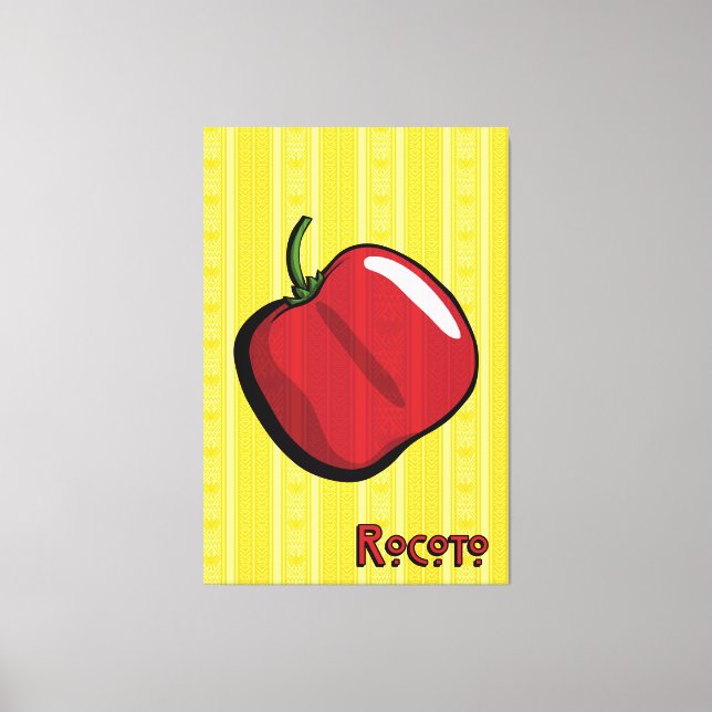 Rocoto Chili Pepper Canvas Art (Framsida)