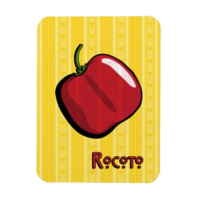 Rocoto Chili Pepper Flexible Magnet (Vertikal)