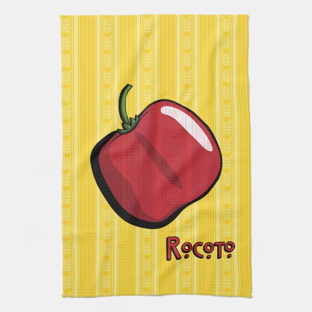 Rocoto Chili Pepper Kitchen Towel Kökshandduk (Vertikal)