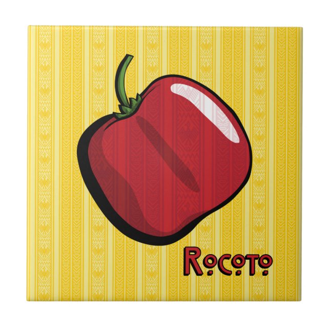 Rocoto Chili Pepper Tile Kakelplatta (Framsidan)
