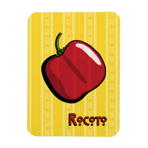 Rocoto Chilipeppar Flexibel Magnet