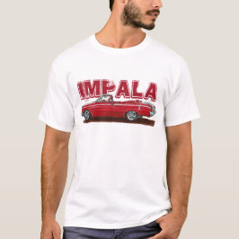 Röd 1962 Impala Konvertibel T Shirt