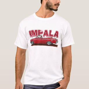 Röd 1962 Impala Konvertibel T Shirt