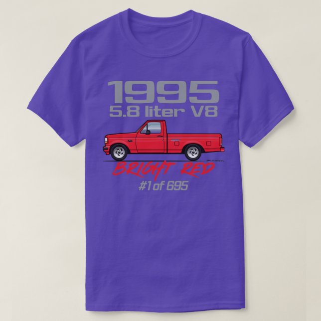 Röd 1995 t shirt (Design framsida)
