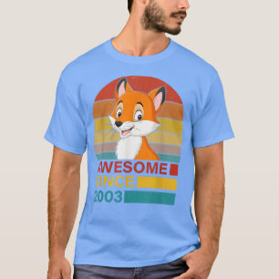 Röd 2003 Birthday Funny Vintage Red fo Retro Su T Shirt