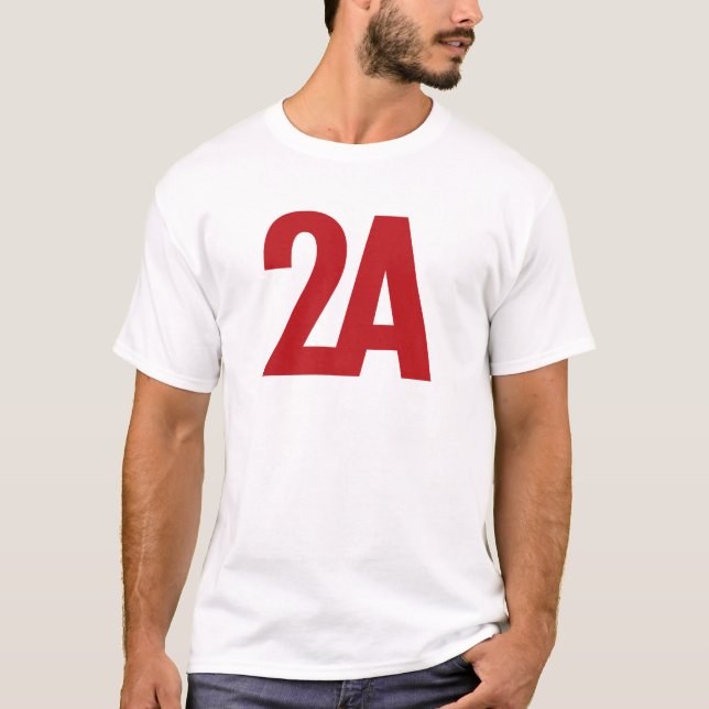 röd 2A - 2nd rättelse - Tee Shirt (Framsida)