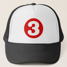 Röd 3 keps