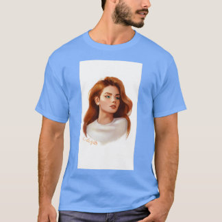 Röd 3 t shirt