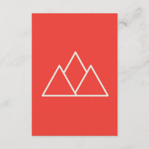 Röd Abstrakt Bakgrund Djärv Minimalistisk Design Tilläggskort