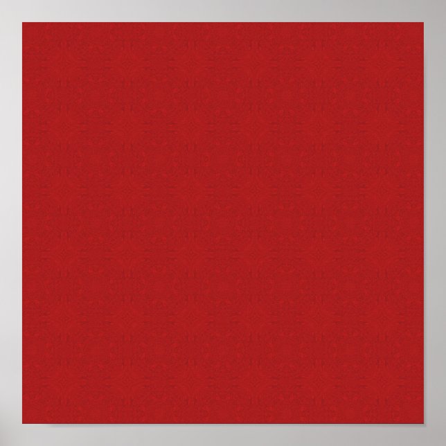 Röd abstrakt mönster poster (Framsidan)