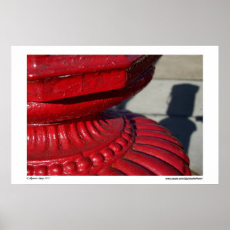 Röd Abstrakt Poster