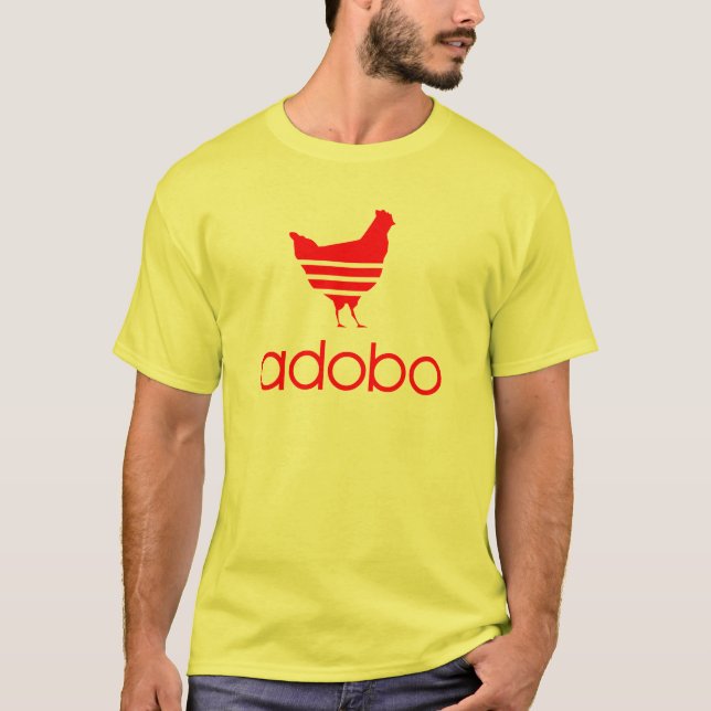 Röd Adobo Tee Shirt (Framsida)
