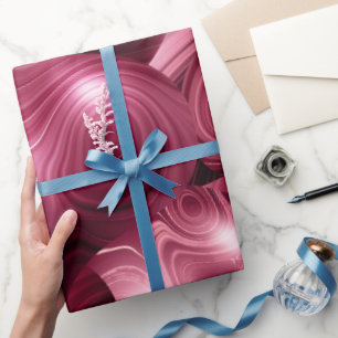 Röd agate-julprydnader Pappra Presentpapper