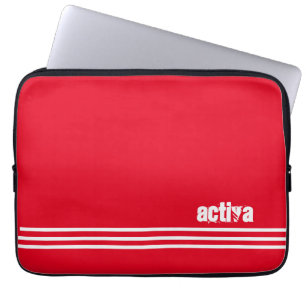 röd aktivväska för bärbar dator laptop fodral