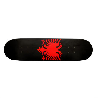 Röd albansk örn skateboard bräda 21,5 cm