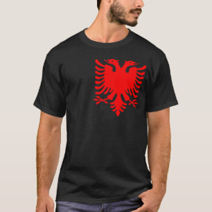 Röd albansk örn t shirt