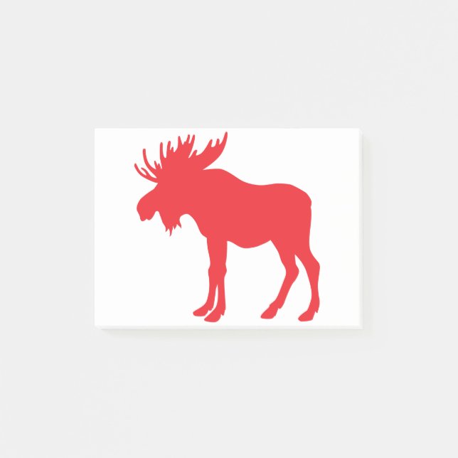 Röd-Älg Post-it Block (Framsida)