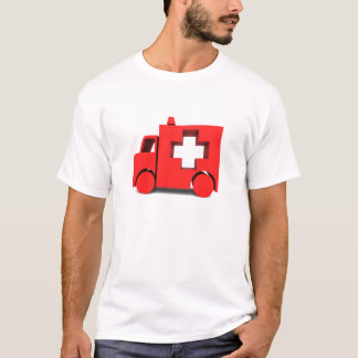 röd ambulans tee shirt
