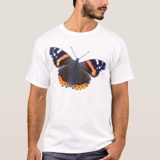 Röd amiralfjäril tee