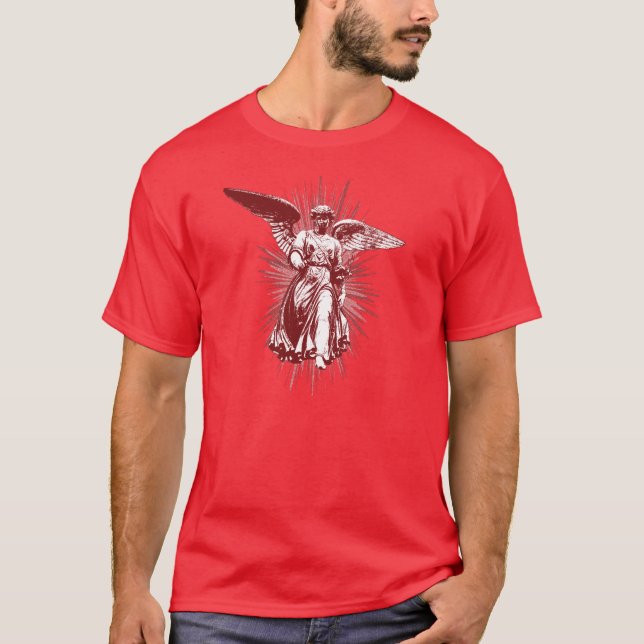 röd ängel t shirt (Framsida)