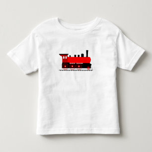 Röd ånglok t shirt
