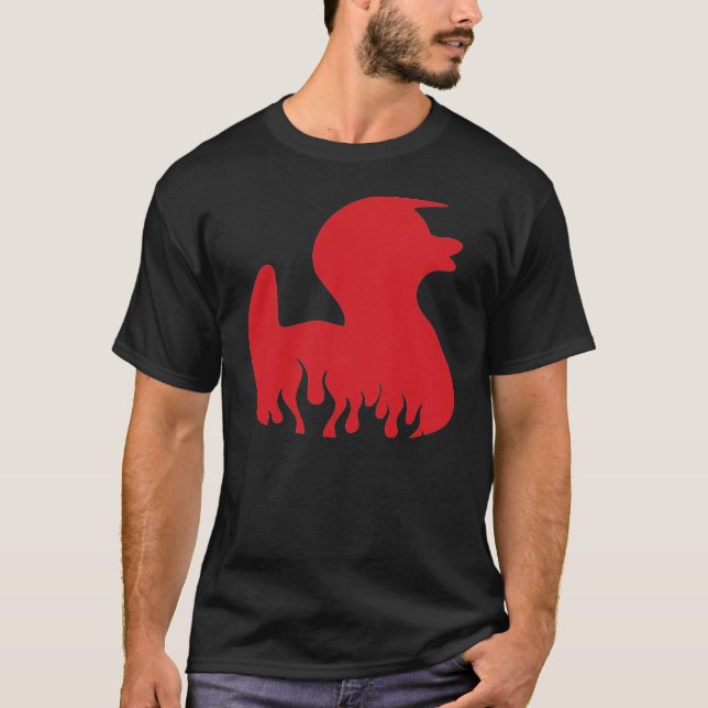 röd anka t-shirt (Framsida)