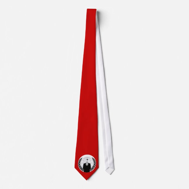 röd anonym tie w/logo slips (Framsida)