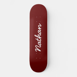 Röd Anpassningsbar Mini Skateboard Bräda 18,5 Cm