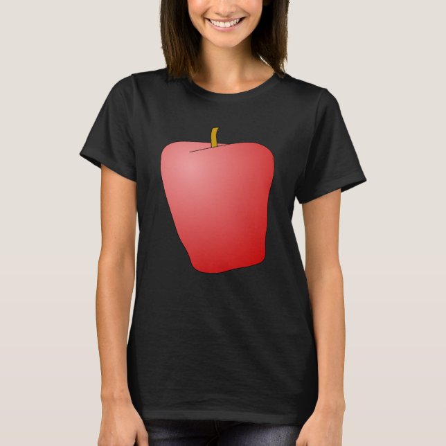 Röd äppelfrukt t shirt (Framsida)