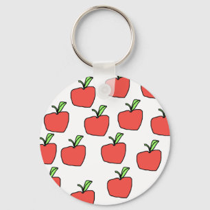 Röd Apple modell Nyckelring