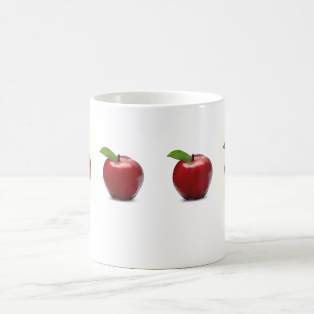 Röd Apple mugg (Center)