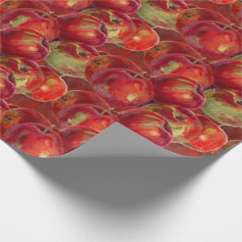 Röd Apple skörd Presentpapper