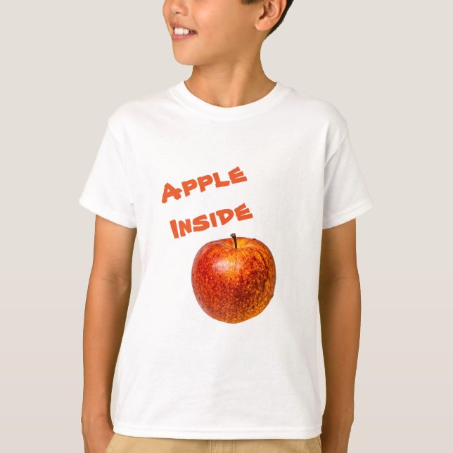 Röd äpple tee (Framsida)