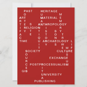 Röd arkeologi och antropologi Crossword Puzzle