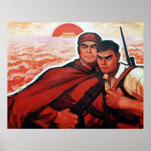 Röd armé för china poster