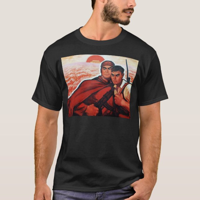 Röd armé för china t-shirt (Framsida)