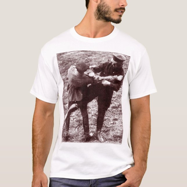 Röd armé för rysk Sambo Tee Shirt (Framsida)