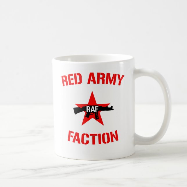 Röd arméfraktion med den röda kaffemugg (Höger)