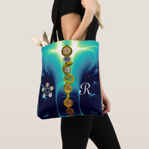 ROD ASCLEPIUS 7 CHAKRAS,YOGA ANDLIG ENERGY Blue Tygkasse