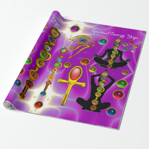 ROD ASCLEPIUS,7 CHAKRAS YOGA LOTUS POSE ,Horus Öga Presentpapper