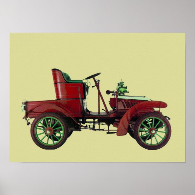 RÖD ÅTERSTÄLLNING AV FÅR/AUTORATION - AUTOMOTIV POSTER (Framsidan)