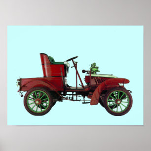 RÖD ÅTERSTÄLLNING AV FÅR/AUTORATION - AUTOMOTIV POSTER